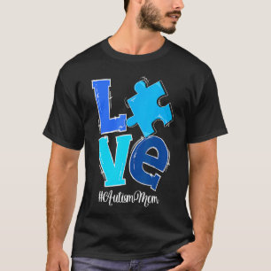 Camiseta Rompecabezas de amor Autismo Mamá Día de la Madre