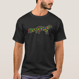 Camiseta Rompecabezas de Animales Comadreja Conciencia del 