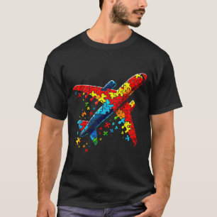 Camiseta Rompecabezas de Avión Rompecabezas de Terror para