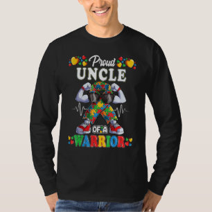 Camiseta Rompecabezas De Cinta Autista Tio De Conciencia De