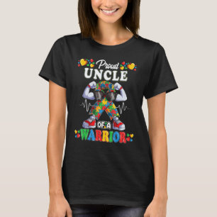 Camiseta Rompecabezas De Cinta Autista Tio De Conciencia De