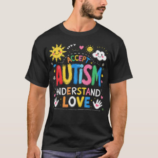 Camiseta Rompecabezas de Conciencia del Autismo Arcoíris Si