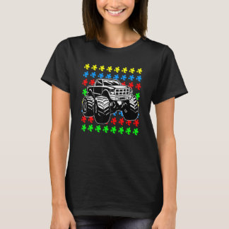 Camiseta Rompecabezas de conciencia del autismo del camión