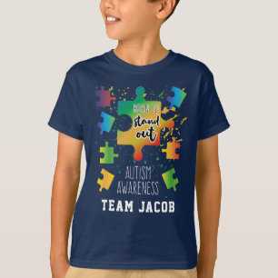 Camiseta Rompecabezas de Conciencia del Autismo Nacidos par