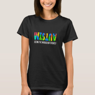 Camiseta Rompecabezas De Conciencia Del Autismo Viendo El M