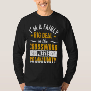 Camiseta Rompecabezas de crucigramas Gran trato Rompecabeza