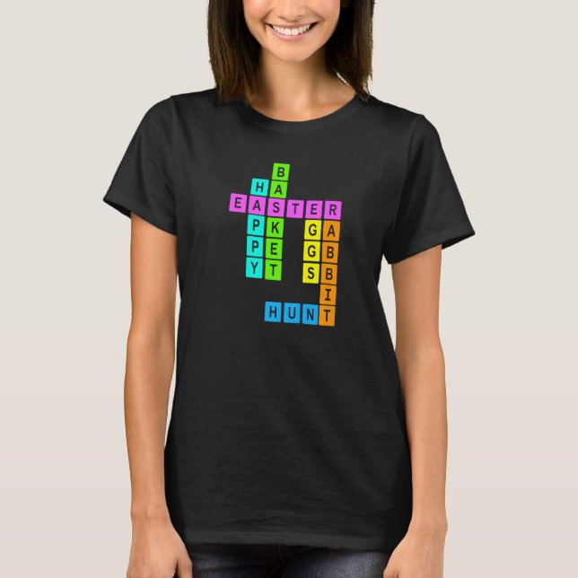 Camiseta Rompecabezas de cruz de la Semana Santa (Anverso)