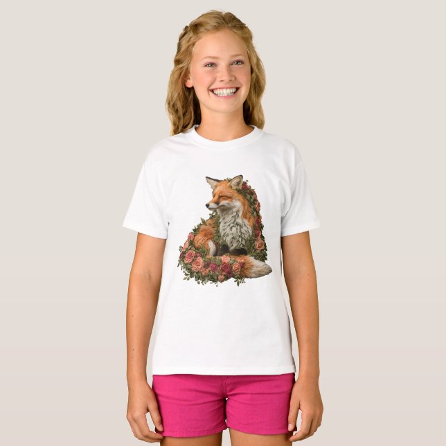 Camiseta Rompecabezas de Fox Forestal (Anverso completo)