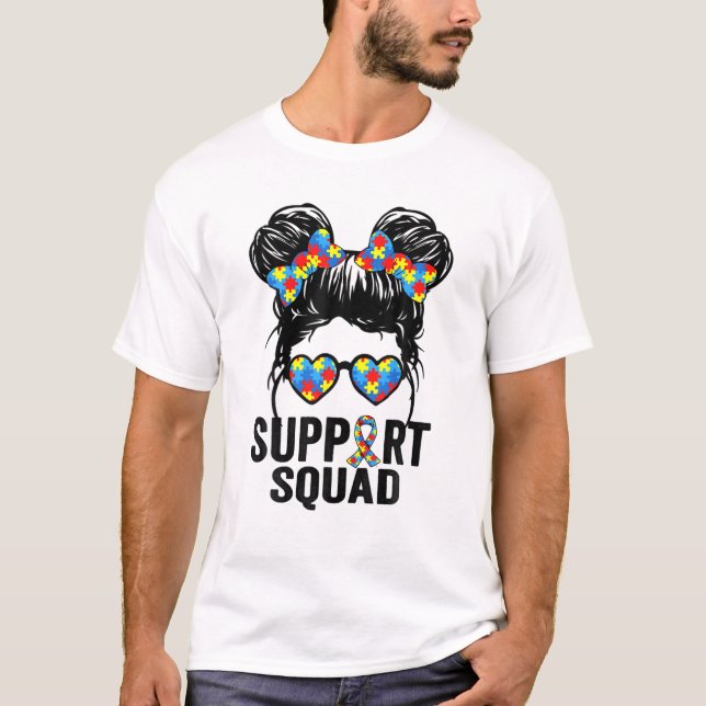 Camiseta Rompecabezas de Hair Bun (Anverso)