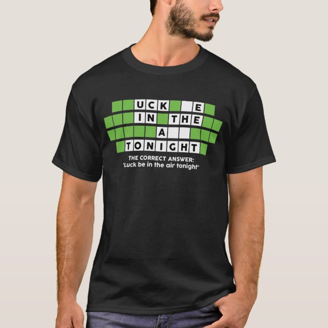 Camiseta Rompecabezas De Humor Inapropiado En El Aire Esta  (Anverso)