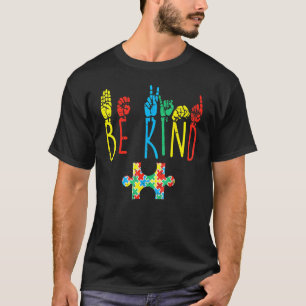 Camiseta Rompecabezas de Lenguaje de Señas Manual para Ser 