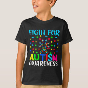 Camiseta Rompecabezas de manos de diseño para la lucha por