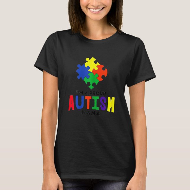 Camiseta Rompecabezas de mujeres: el autismo orgulloso, el  (Anverso)