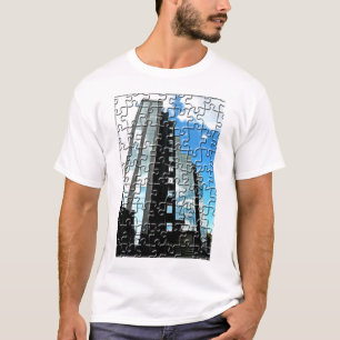 Camiseta Rompecabezas de rascacielos