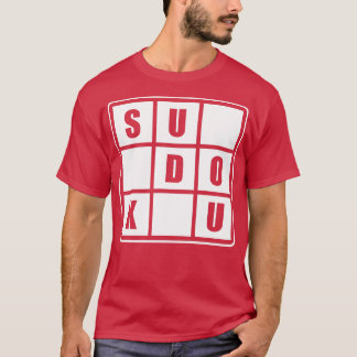 Camiseta Rompecabezas de Sudoku