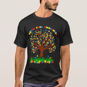 Camiseta Rompecabezas del árbol de apoyo a la conciencia de