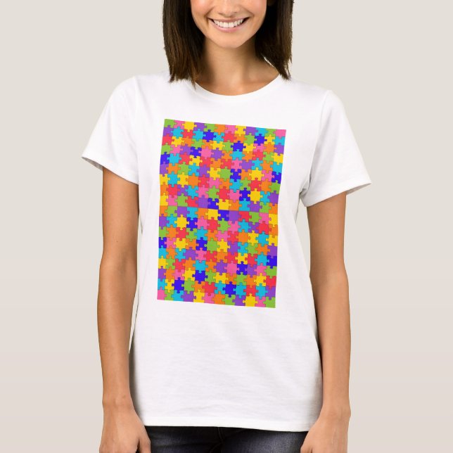 Camiseta rompecabezas del autismo (Anverso)