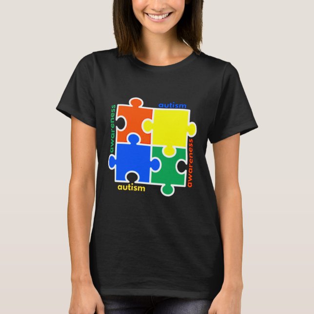 Camiseta Rompecabezas del autismo (Anverso)