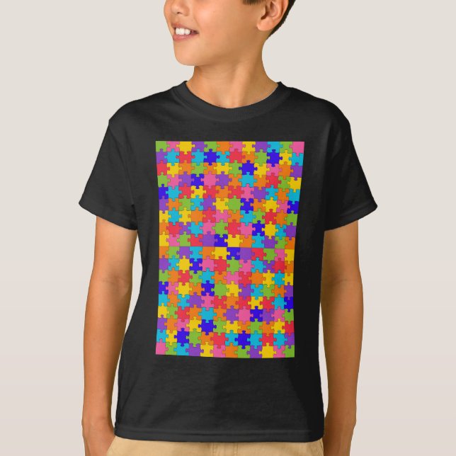 Camiseta rompecabezas del autismo (Anverso)