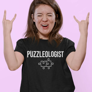 Camiseta Rompecabezas del eslogan de velocidad del rompecab
