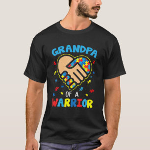 Camiseta Rompecabezas Del Mes De Concienciación Del Abuelo