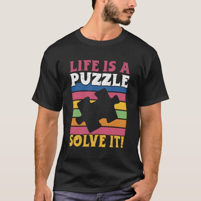 Camiseta Rompecabezas del rompecabezas (Anverso)