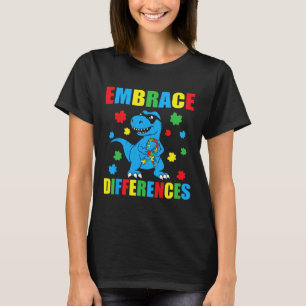 Camiseta Rompecabezas Dinosaurio T-rex Acepta Diferencias A