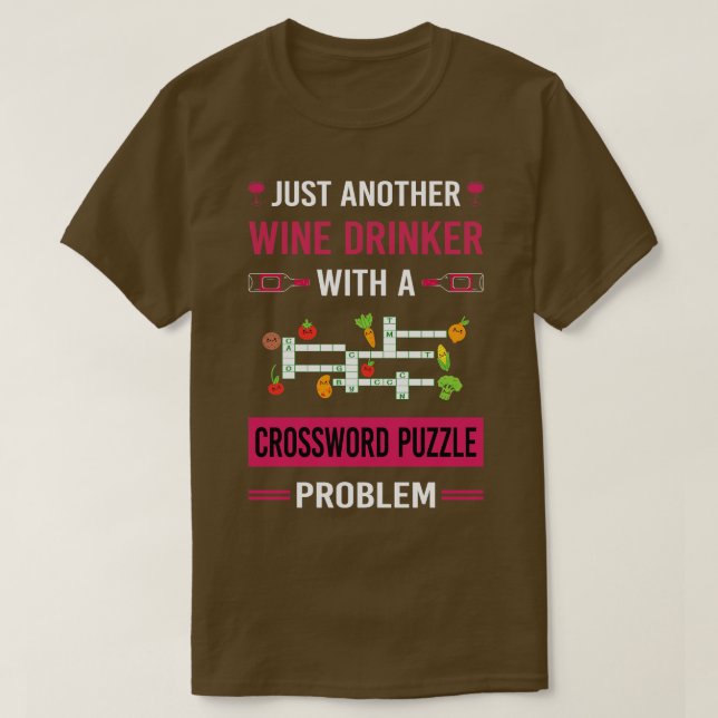 Camiseta Rompecabezas entre espadas de bebedor de vino (Diseño del anverso)