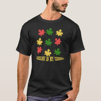Camiseta Rompecabezas Es Mi Diseño De Rompecabezas Cardio