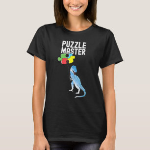 Camiseta Rompecabezas Maestro Dinosaurio Jigsaw Amor Hombre