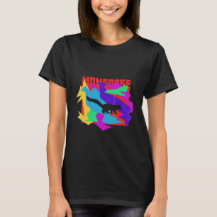Camiseta Rompecabezas Mosaico Animal Mangosta
