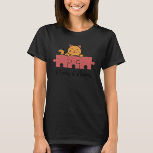 Camiseta Rompecabezas Nuzzles Gato Juego de rompecabezas Ji