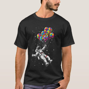 Camiseta Rompecabezas Pieza K Conciencia Autismo Globo Astr