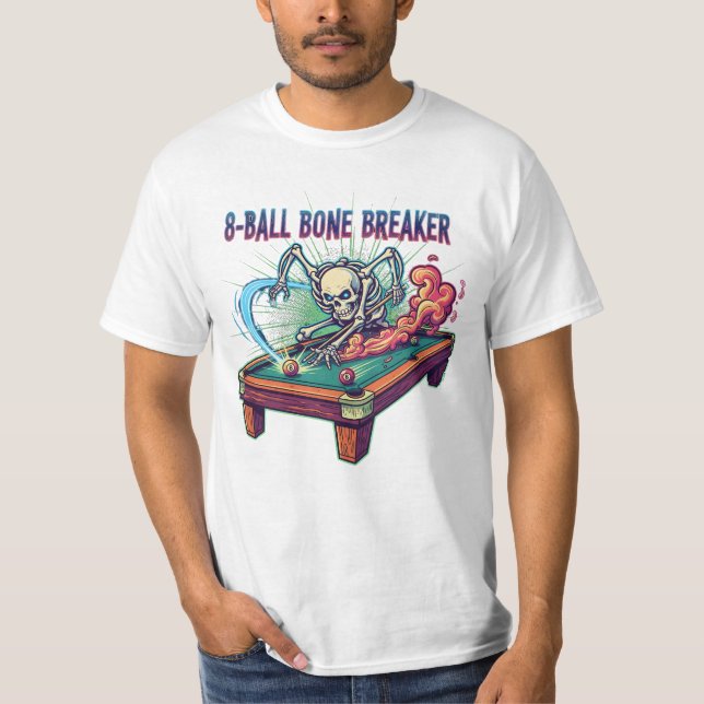 Camiseta Rompehuesos de 8 bolas (Anverso)