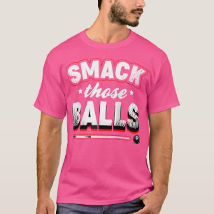 Camiseta Romper Con Esos Balls Pool Player Billiards Baseba