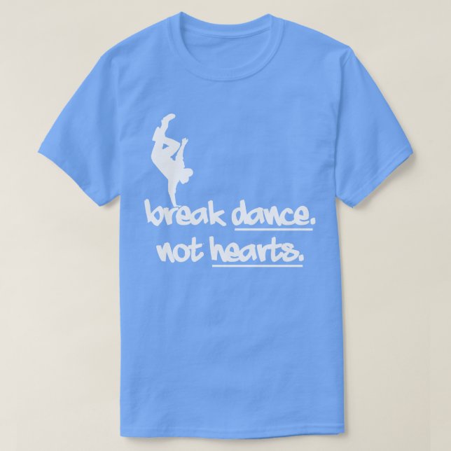 Camiseta Romper danza no corazón (Diseño del anverso)