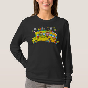 Camiseta Romper el autismo Concienciación escolar Autobús a