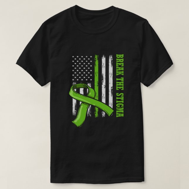 Camiseta Romper El Estigma Que La Bandera Estadounidense Co (Diseño del anverso)