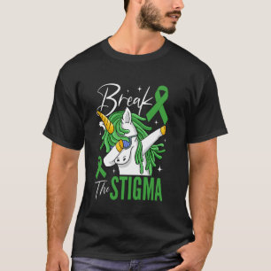 Camiseta Romper El Estigma Salud Mental Unicornio Hacer Dab