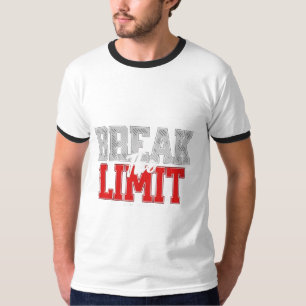 Camiseta Romper el Gimnasio Motivacional Límite