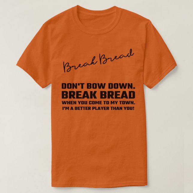 Camiseta Romper el pan (Diseño del anverso)
