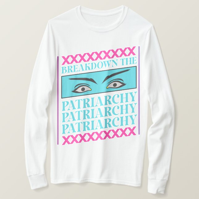 Camiseta Romper El Patriarcado (Anverso del diseño)