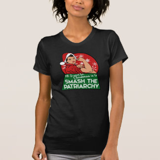 Camiseta Romper el patriarcado para los navidades