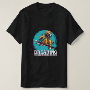Camiseta romper el récord de velocidad de la pereza