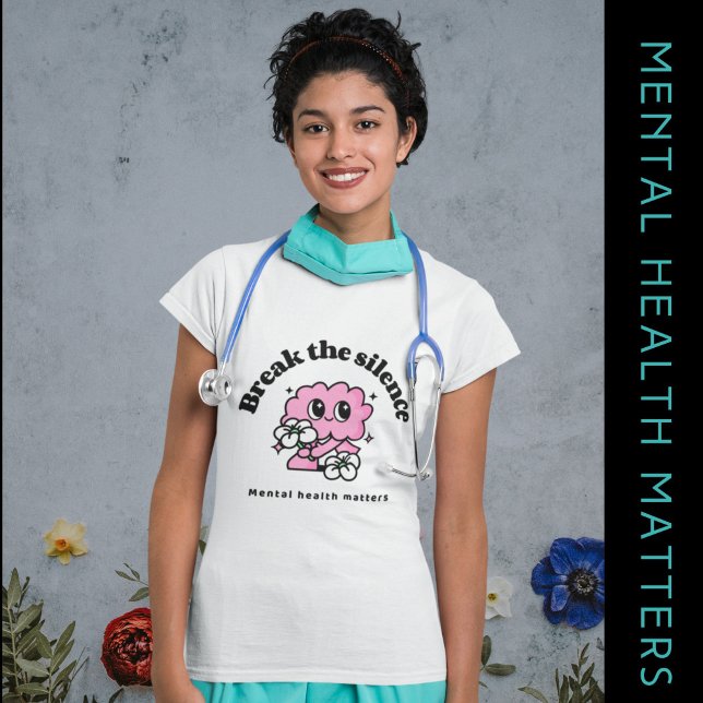 Camiseta Romper el silencio en materia de salud mental (Subido por el creador)