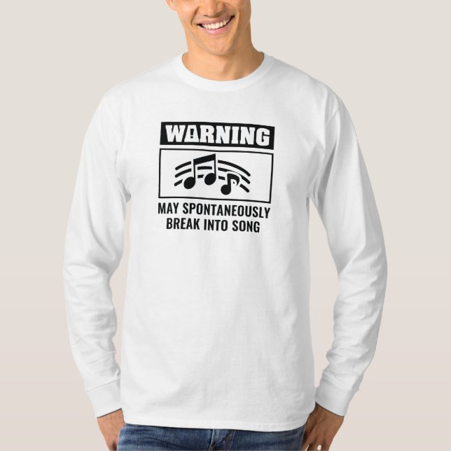 Camiseta Romper en canción (Anverso)