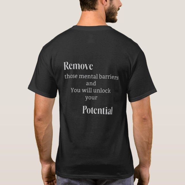 Camiseta Romper esas barreras mentales (Reverso)