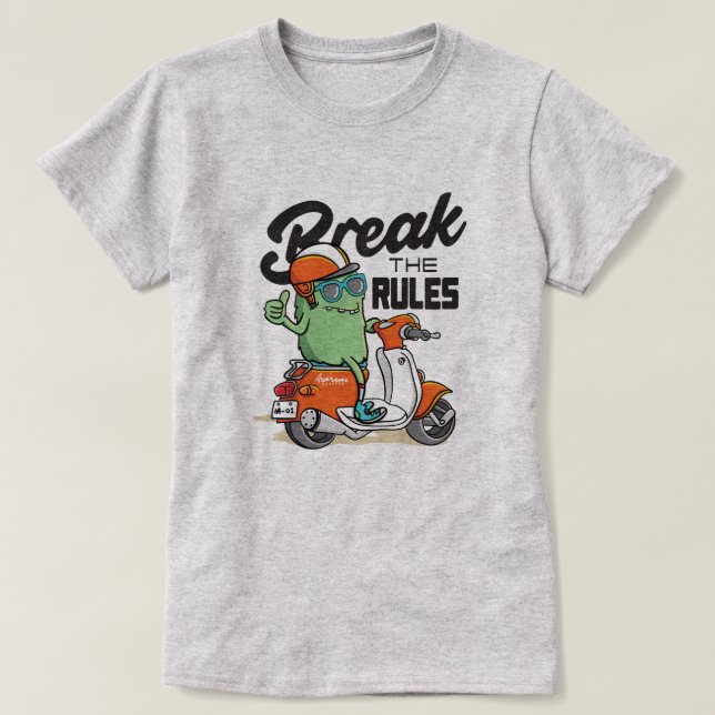 Camiseta Romper Las Reglas (Diseño del anverso)