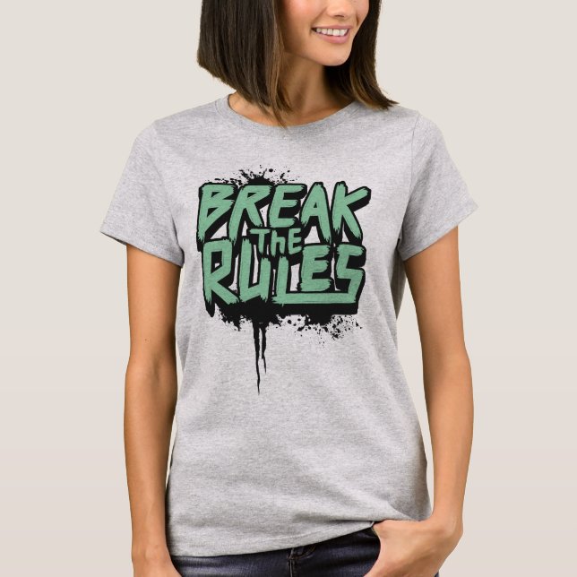 Camiseta Romper las reglas (Anverso)