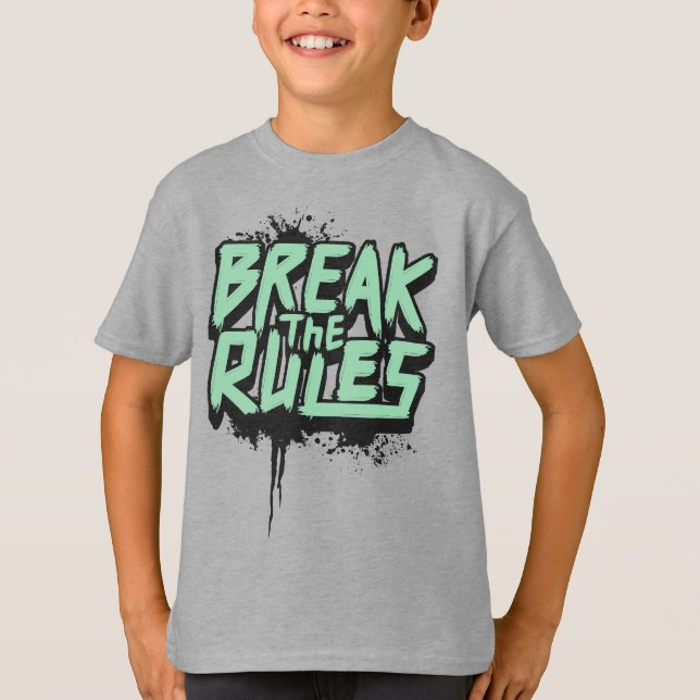 Camiseta Romper las reglas (Anverso)